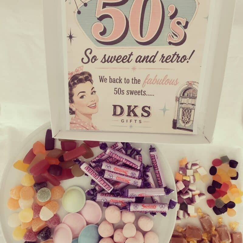 50s Retro Sweet Box – A Fabulous Vintage Sweets Gift
